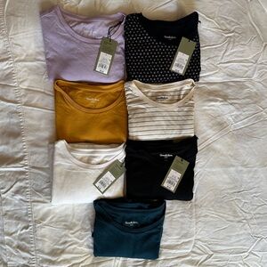 Lot of Seven (7) Target Goodfellow & Co. Lyndale T-Shirts (4 NWT, 2 Used) Size L